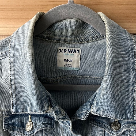 Old Navy Light Blue Denim Vest - Picture 2 of 4